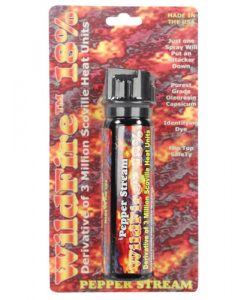 Wildfire 4 ounce 18% Flip top Actuator Pepper Spray Stream
