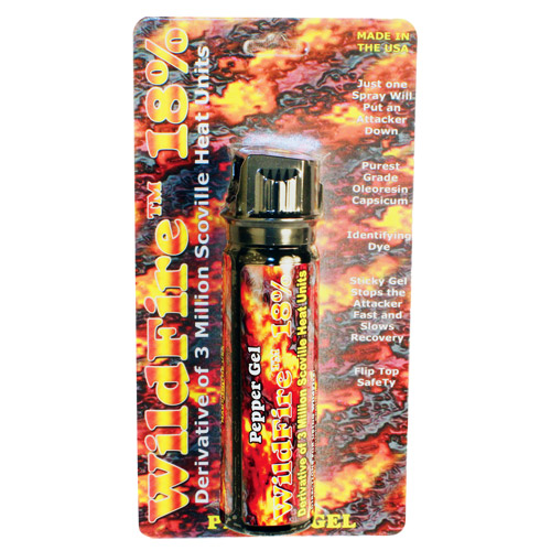 WILDFIRE STICKY GEL Fliptop Pepper Spray, 1.4 % MC, 4.0 oz 10 % OC 2  Million SHU