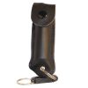Wildfire 1/2 oz leatherette holster and Quick Release Key Chain black