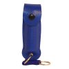 Wildfire 1/2 oz leatherette holster and Quick Release Key Chain blue