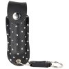 Wildfire 1/2 ounce with rhinestone leatherette holster black